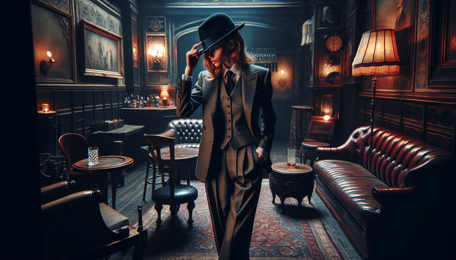 tenue femme Peaky Blinders