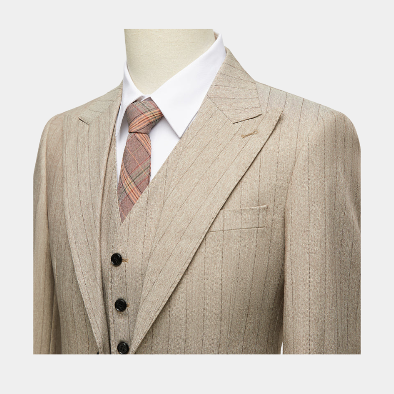 Costume trois pièces Beige Gentleman