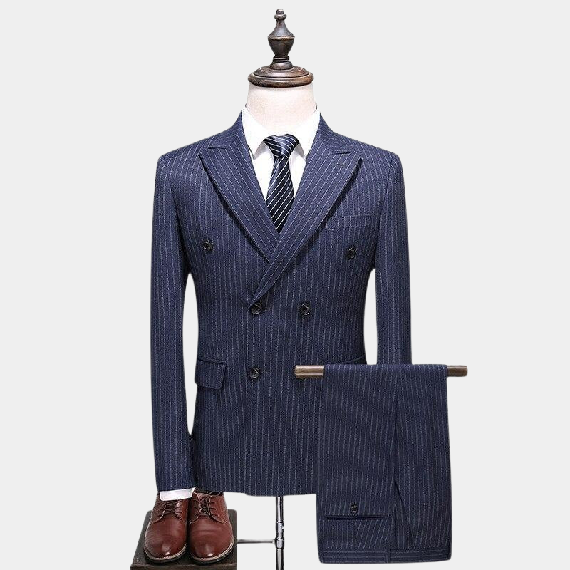 Costume Trois Pièces Bleu Gentleman - ShelbyWear