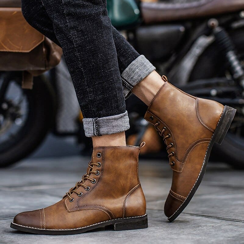 Bottes en Cuir Birmingham-Footwear