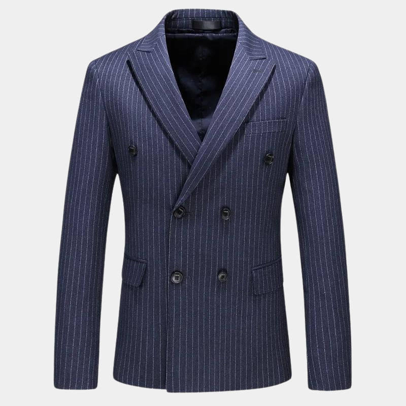 Costume Trois Pièces Bleu Gentleman